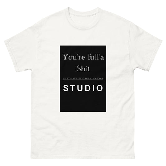 streetwear midtown crisis new york studio white tshirt printed front